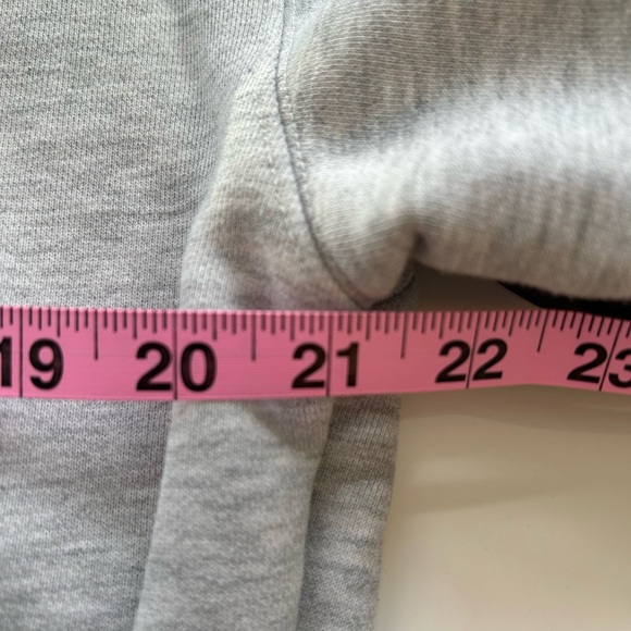 Oner 25 foundations sweatshirt in charcoal marl gray embroidered logo minimalist - Picture 7 of 8